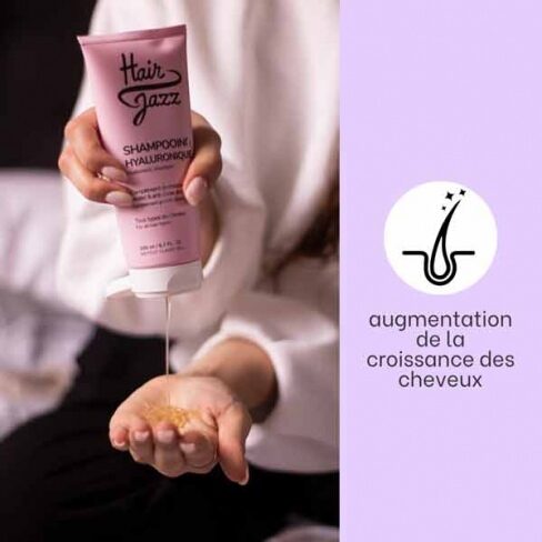 Kit HAIR JAZZ: compléte la croissance, répare la structure du cheveu et hydrate en profondeur + Serviette-turban